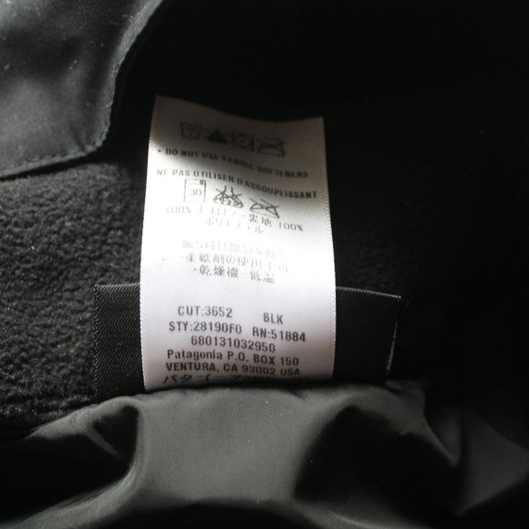 Patagonia Women's Tres Jacket Black Size Medium Torrentshell H2No - Picture 7 of 8